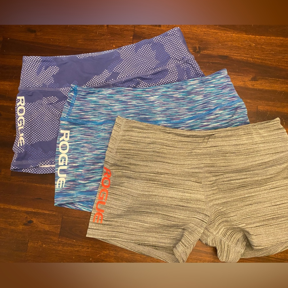 Set of 3 Rogue Fitness Booty Shorts